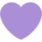 Purple Heart emoji on Twitter